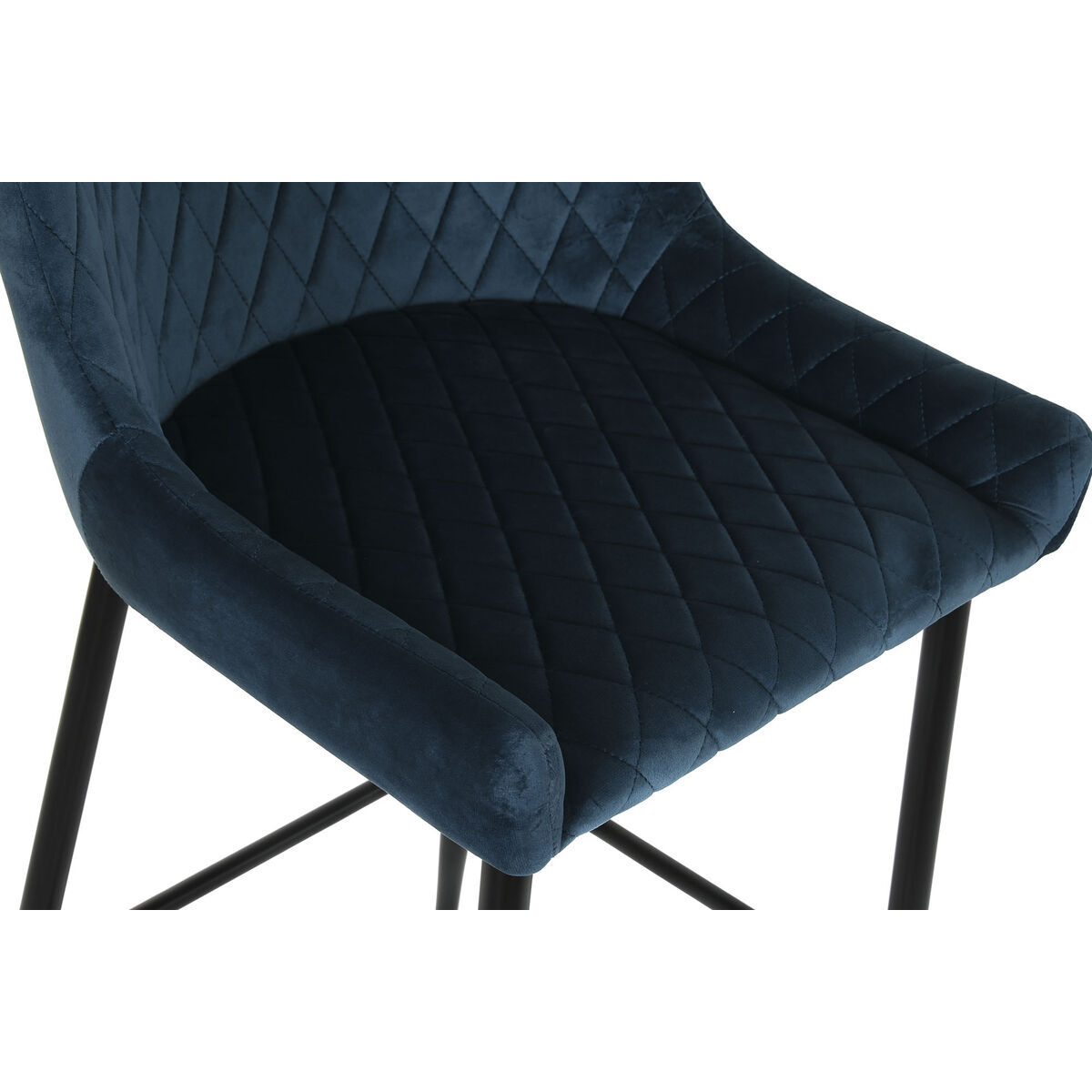 Табурет DKD Home Decor Тёмно Синий Металл 47 x 58 x 96,5 cm-7