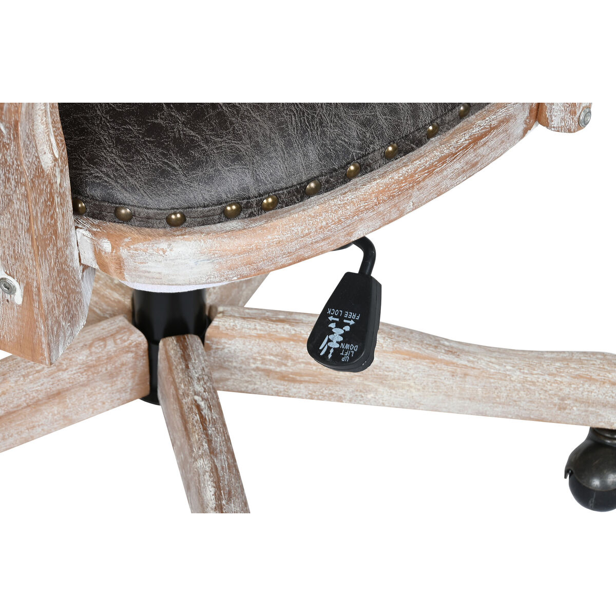 Dining Chair DKD Home Decor Black Dark Brown 52 x 50 x 88 cm-5