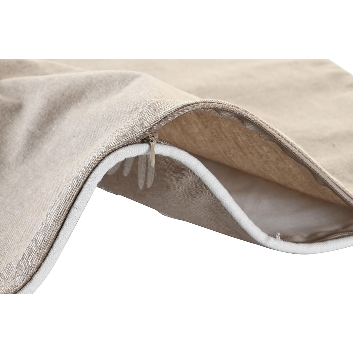 Жастық қақпағы DKD Home Decor Жапырақтары Қоңыр 50 x 1 x 50 см-3