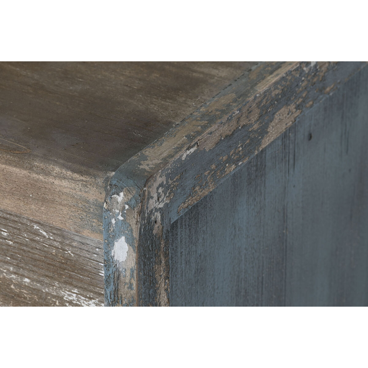 Device DKD Home Decor Blue White Dark Brown Spruce Wooden MDF 122 x 42 x 63 cm-2