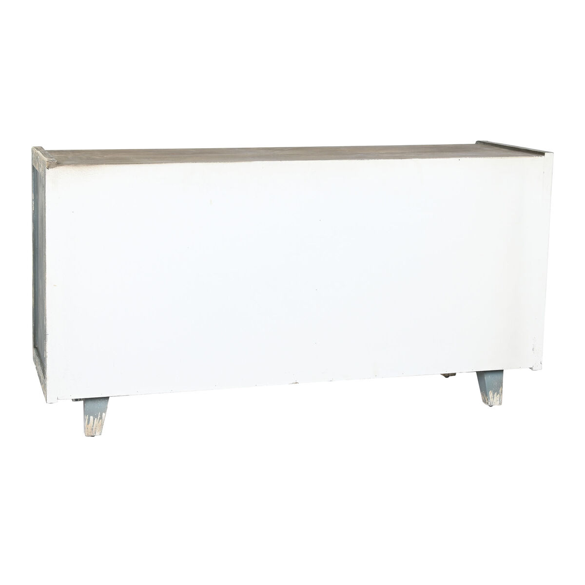 Device DKD Home Decor Blue White Dark Brown Spruce Wooden MDF 122 x 42 x 63 cm-6