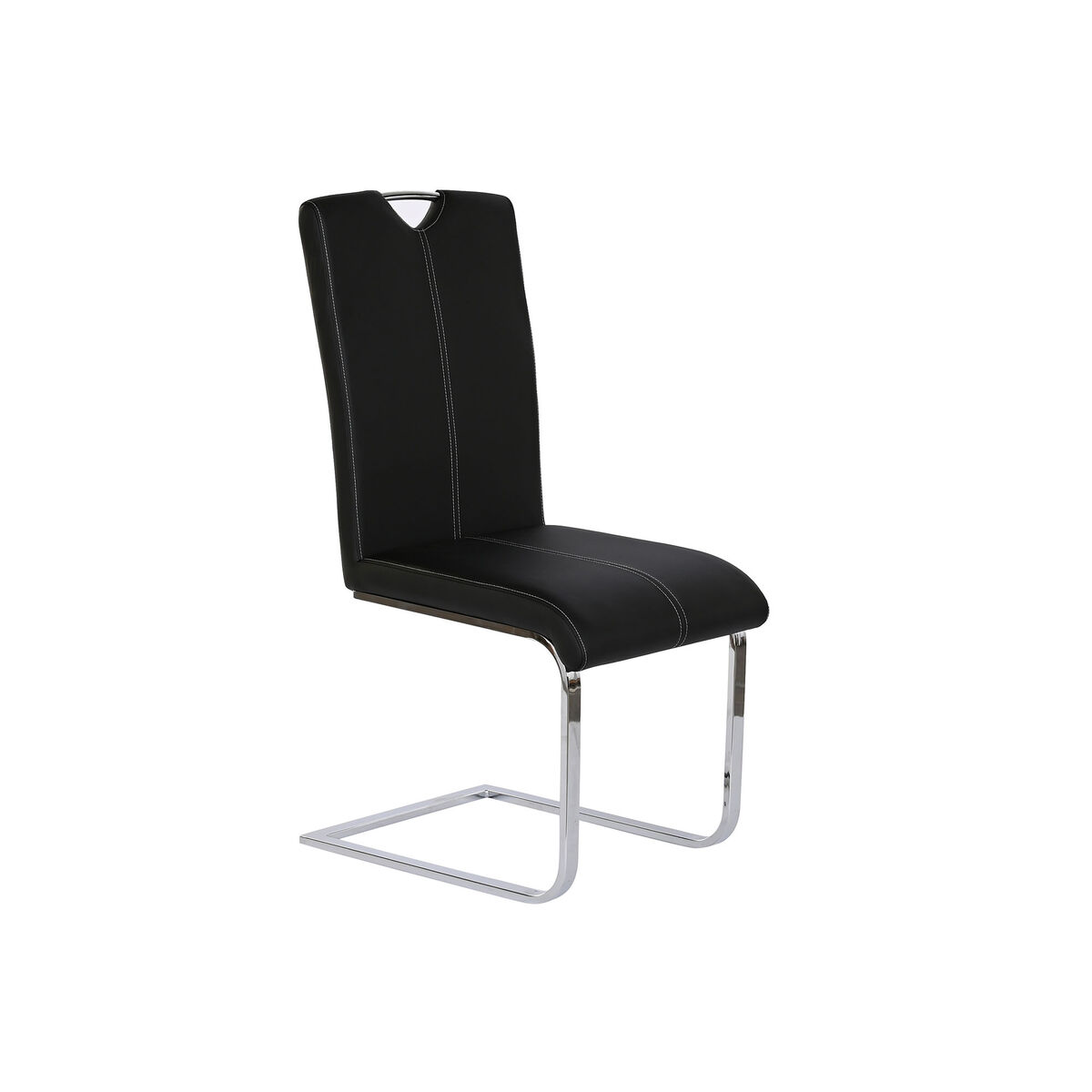 Dining Chair DKD Home Decor Black Metal Polyurethane (59 x 45 x 102 cm)-2