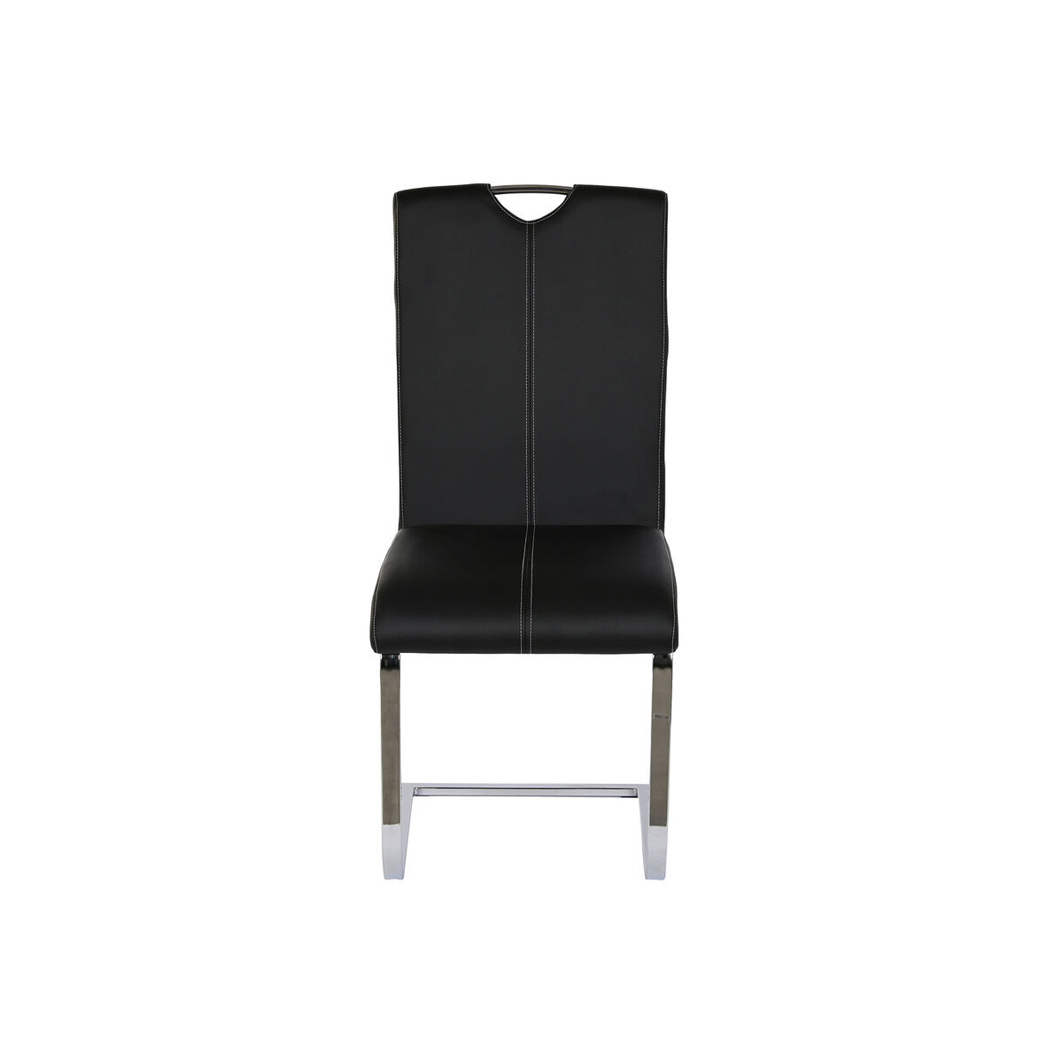 Dining Chair DKD Home Decor Black Metal Polyurethane (59 x 45 x 102 cm)-5
