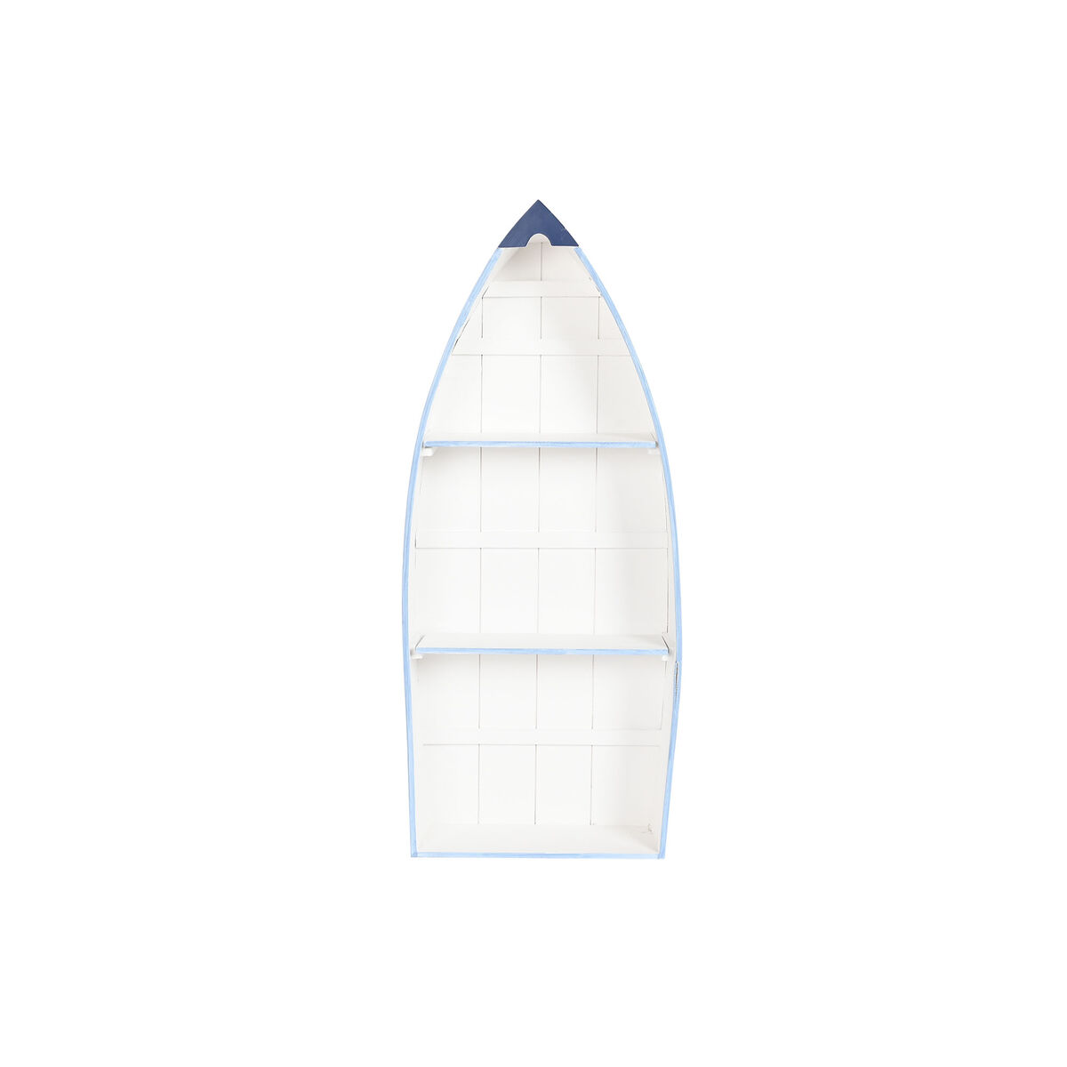 Полка DKD Home Decor Белый Небесный синий Тёмно Синий Деревянный MDF (54 x 20 x 132 cm)-2