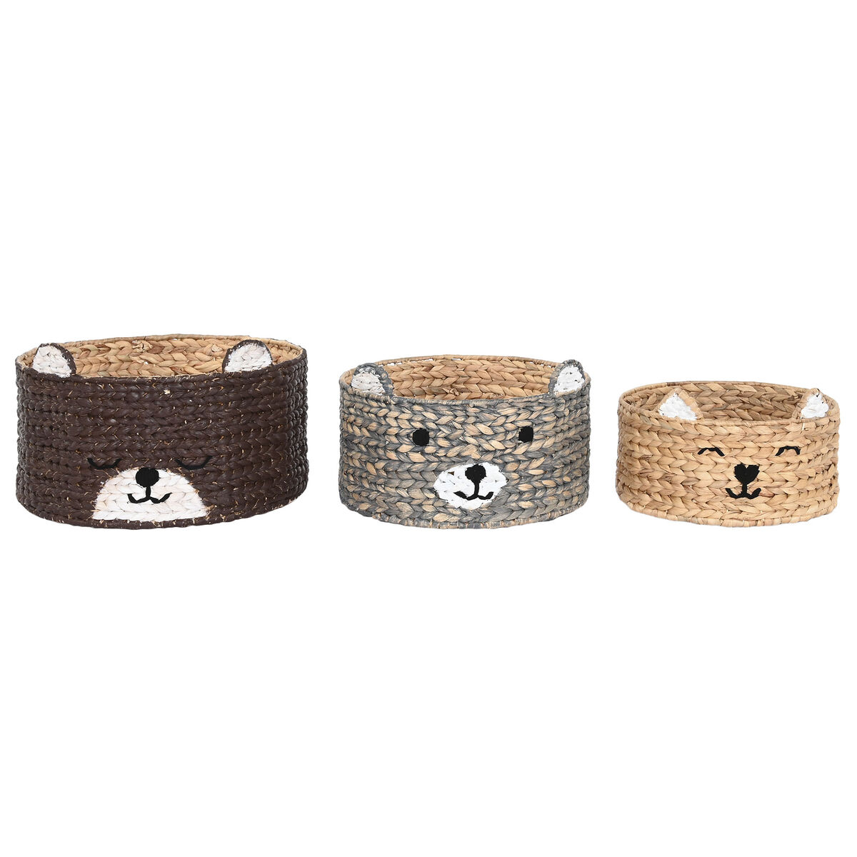 Набор корзин DKD Home Decor Животные 40 x 40 x 25 cm