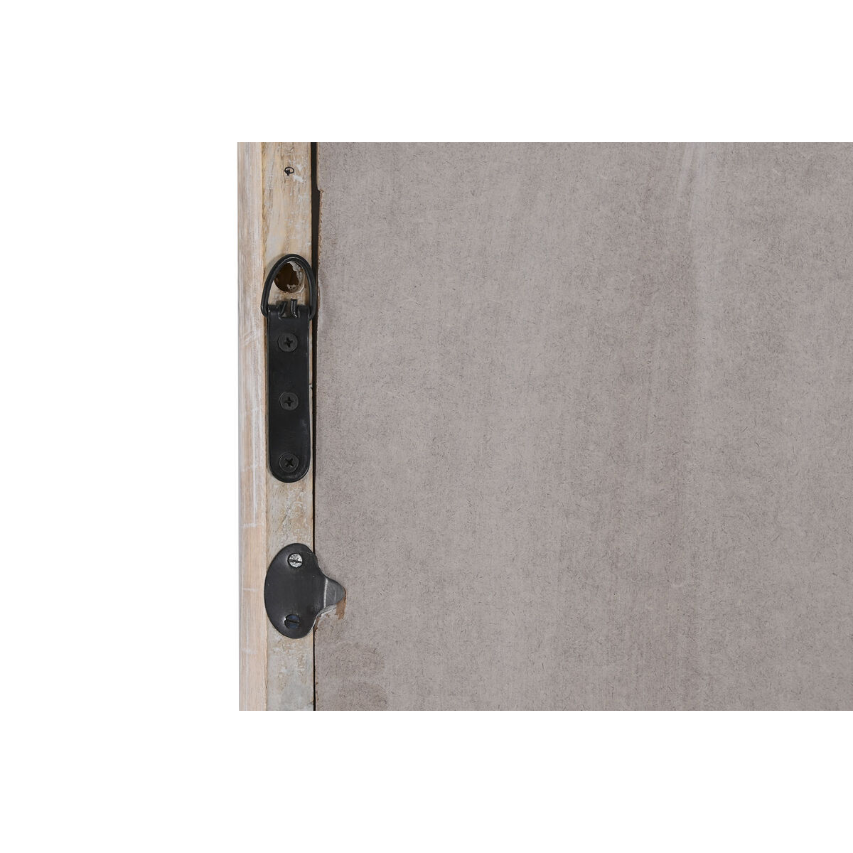 Настінне дзеркало DKD Home Decor Білий Коричневий Деревина манго Дзеркало 50,8 x 7 x 184 cm-3