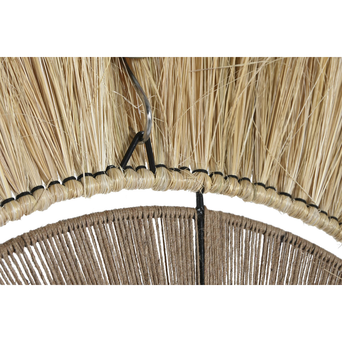 Wandspiegel DKD Home Decor Natur 79 x 4 x 79 cm Bali Jute-2