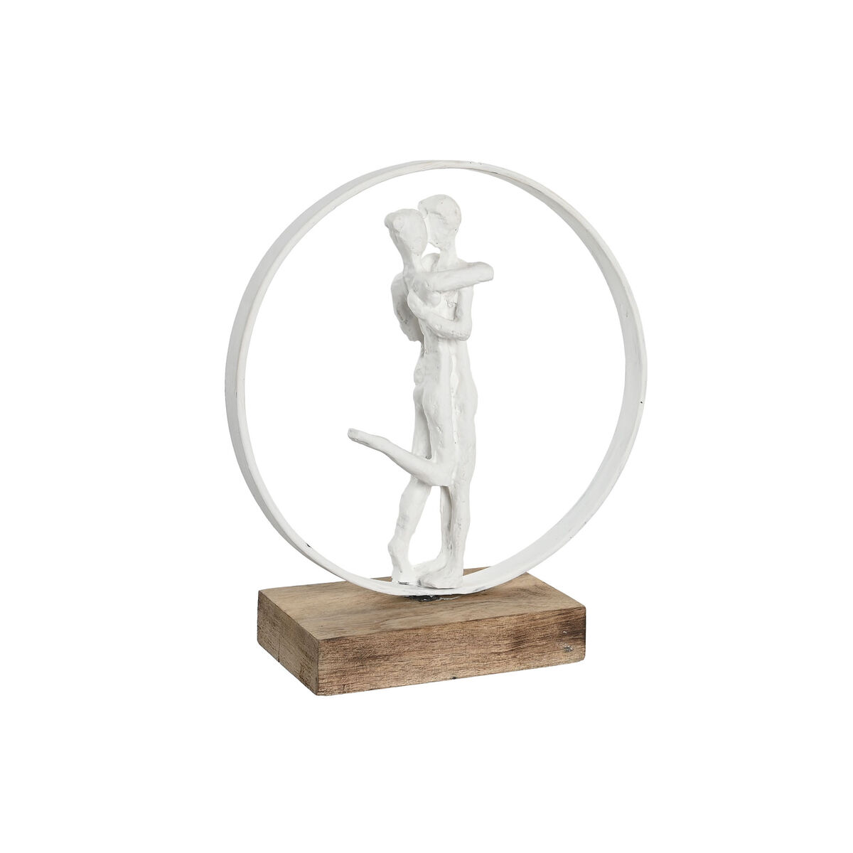 Декоративная фигура DKD Home Decor 24 x 9 x 26 cm Белый Смола Древесина манго Пара