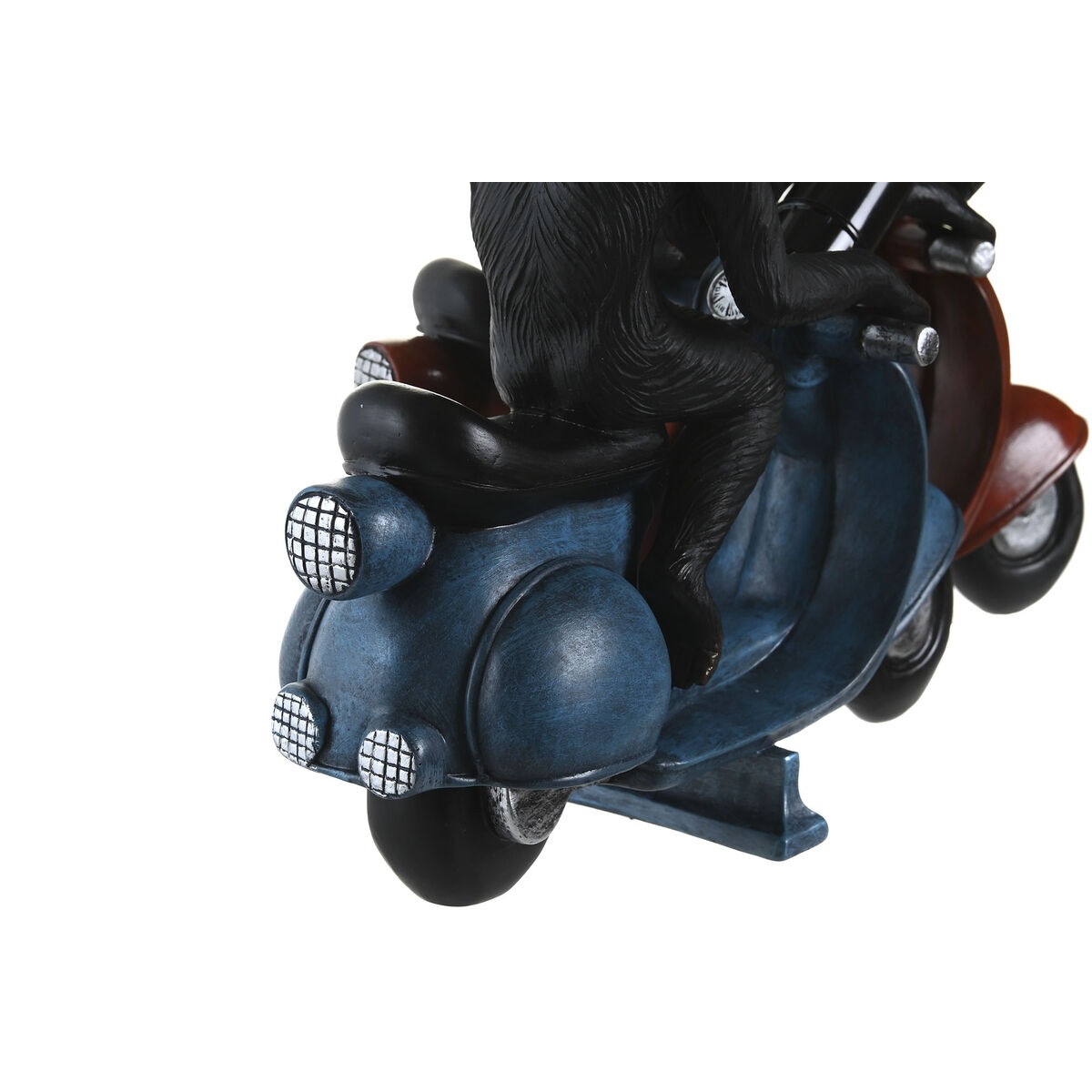 टेबल लैंप डीकेडी होम डेकोर 24। 5 x 10 x 23। 5 सेमी रेड ब्लू राल 220 वी 40 डब्ल्यू (2 टुकड़े)-3