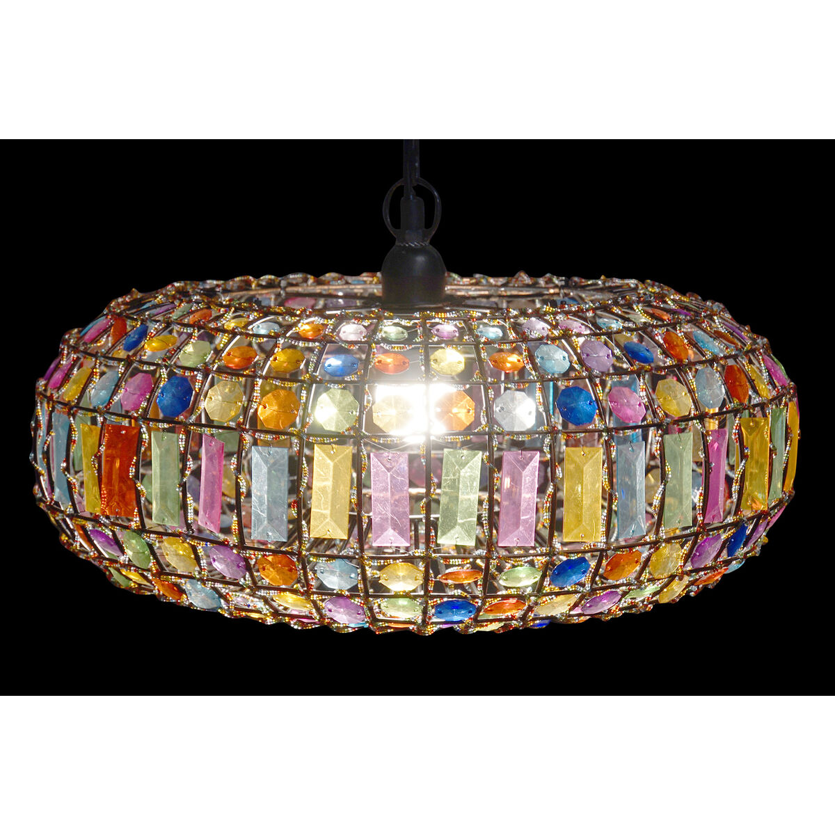 Ceiling lamp DKD Home Decor 44 x 44 x 23.5 cm Metal Copper Multicolored 40 W 50 W-2