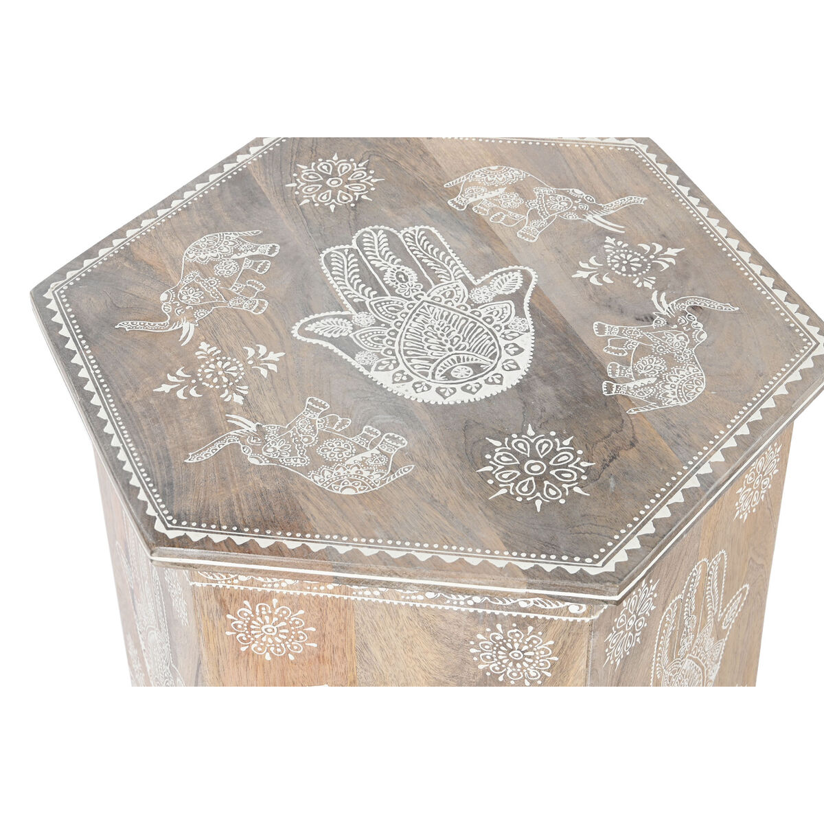 दो-तालिका सेट डीकेडी होम डेकोर नेचुरल 48 x 41। 5 x 49 सेमी-4