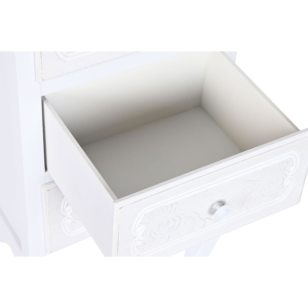 Тумба с ящиками DKD Home Decor Белый Деревянный Деревянный MDF романтик 40 x 36 x 100 cm 40 x 34 x 100 cm-5