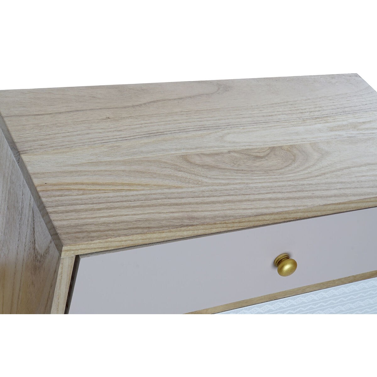 Device DKD Home Decor Natural Wood Pavlovnia 120 x 25 x 110 cm-3