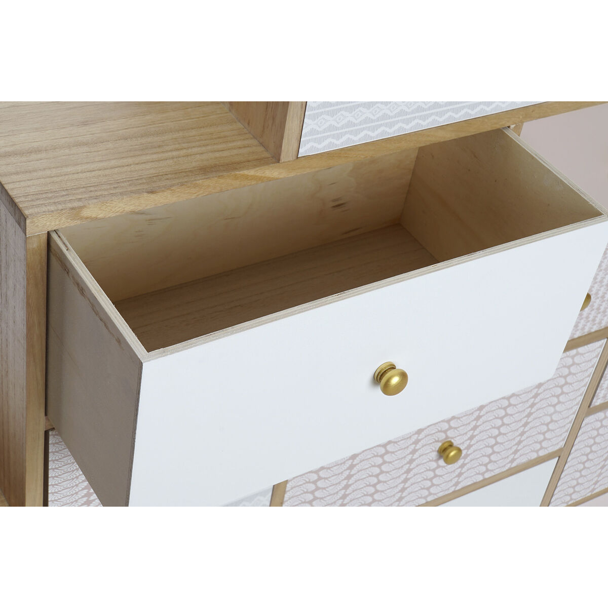 Device DKD Home Decor Natural Wood Pavlovnia 120 x 25 x 110 cm-4