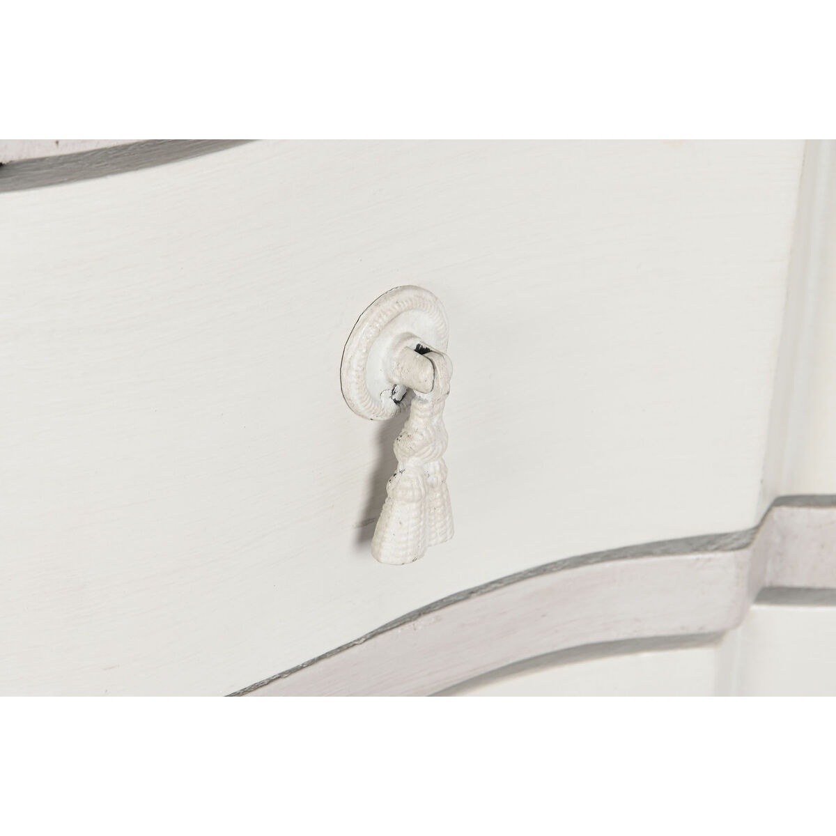 Комод DKD Home Decor 155 x 51,5 x 90,5 cm Белый Кремовый Древесина манго Деревянный MDF-5