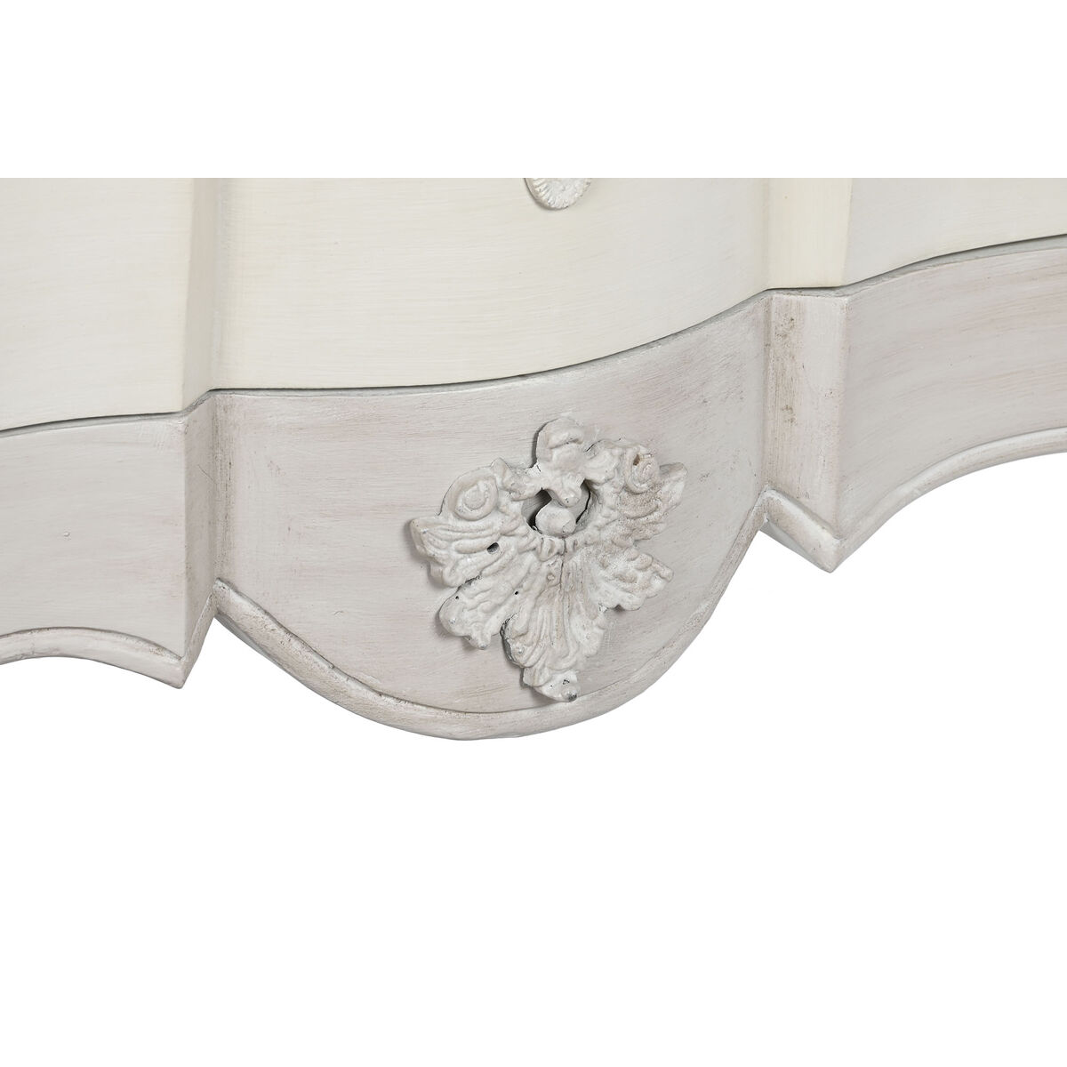 Комод DKD Home Decor 155 x 51,5 x 90,5 cm Белый Кремовый Древесина манго Деревянный MDF-6