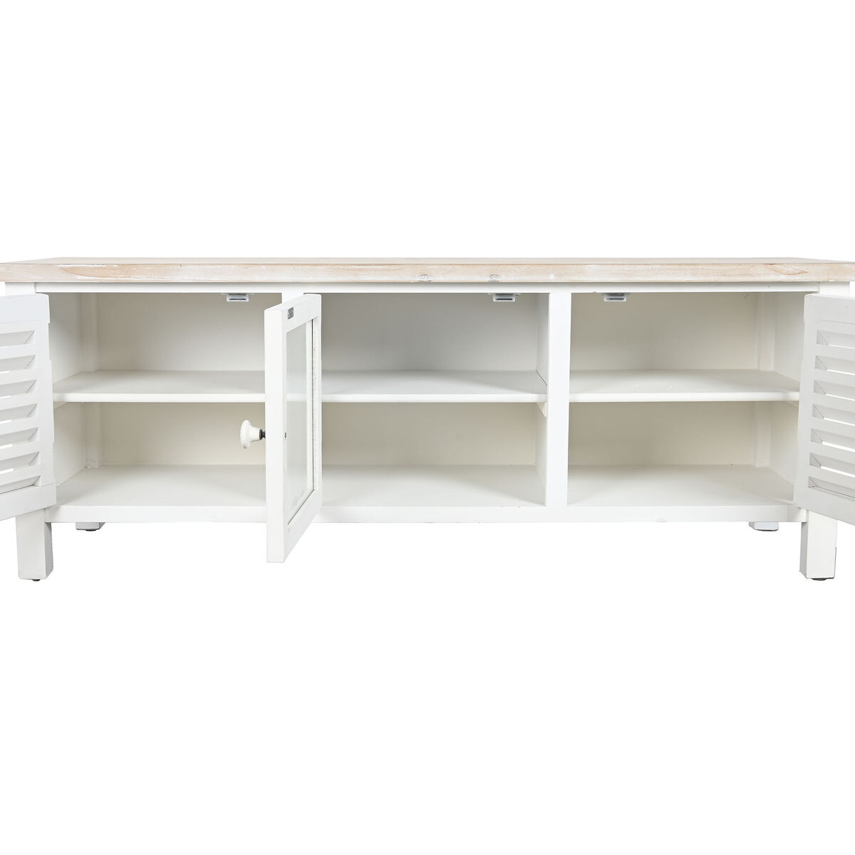 TV cabinet DKD Home Decor Spruce White Wooden MDF 120 x 40 x 45 cm-3