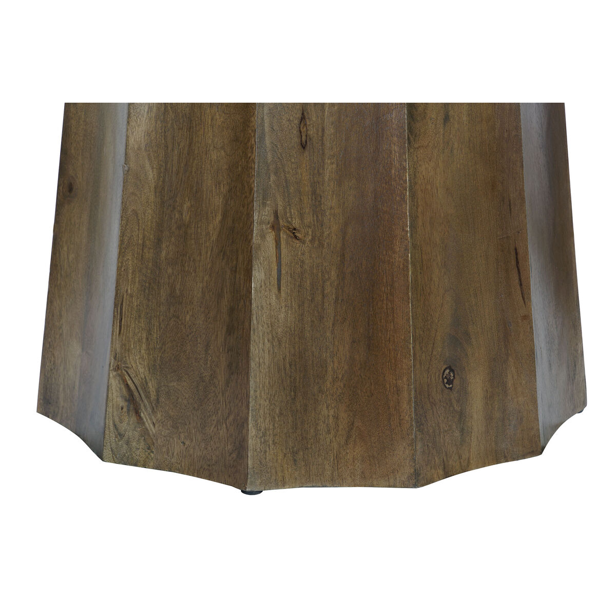 Обеденный стол DKD Home Decor Коричневый Чёрный Бежевый Мрамор Древесина манго 120 x 120 x 78 cm 120 x 120 x 76 cm-2