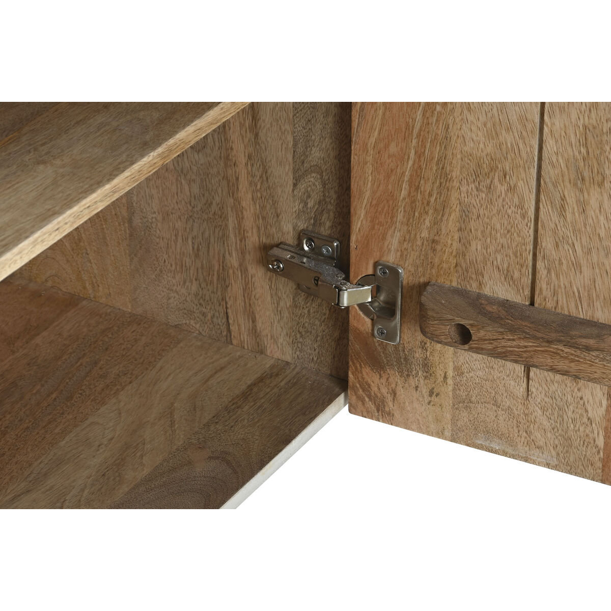 Устройство DKD Home Decor 160 x 38 x 75 cm Позолоченный Деревянный Белый Светло-коричневый-7