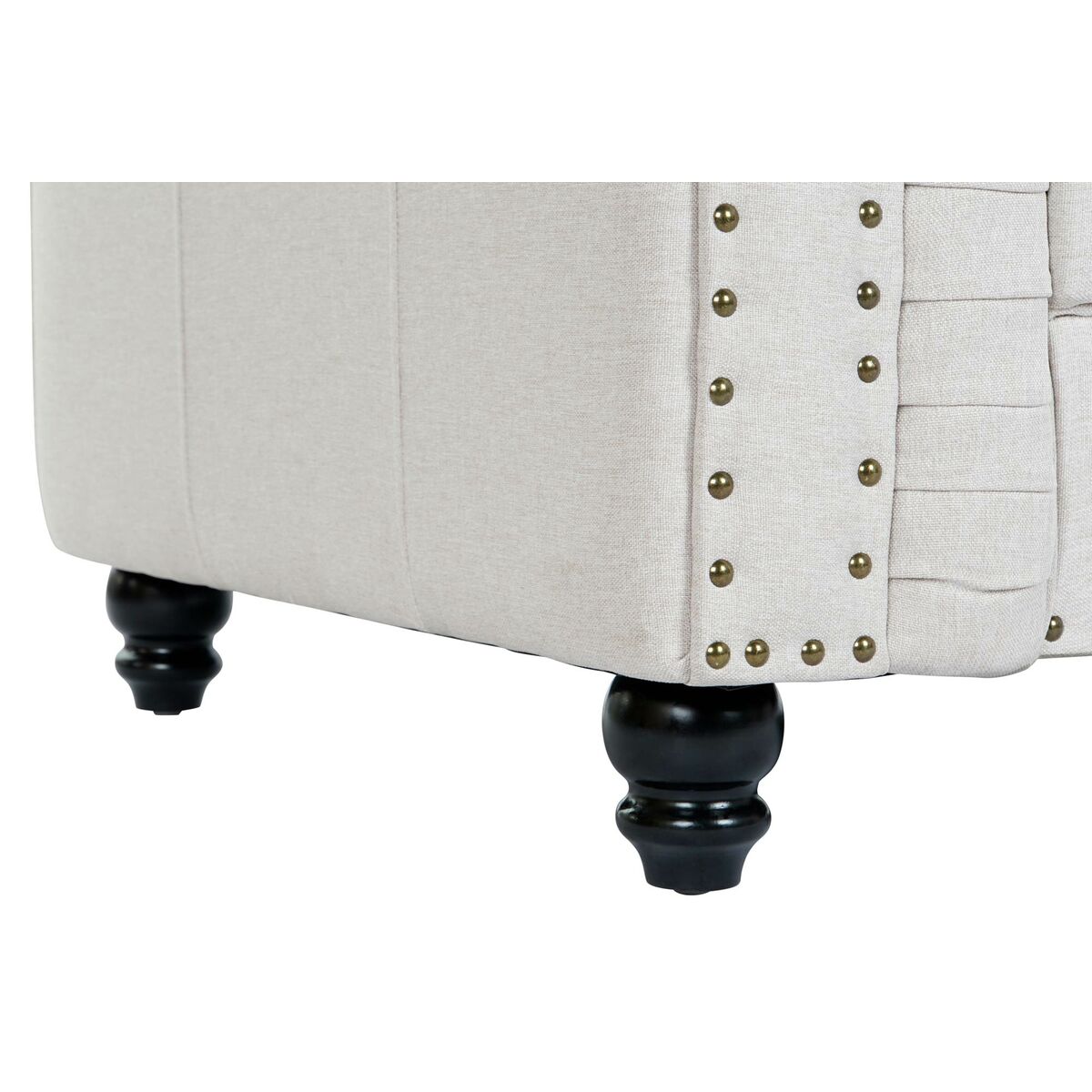 Диван DKD Home Decor Белый Кремовый Деревянный Vintage 162 x 84 x 77 cm-5