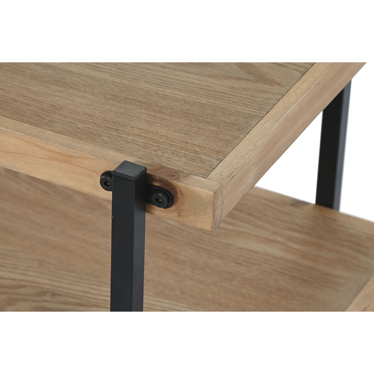 Полка DKD Home Decor Коричневый Чёрный Металл Деревянный MDF 80 x 34 x 80 cm (1)-3