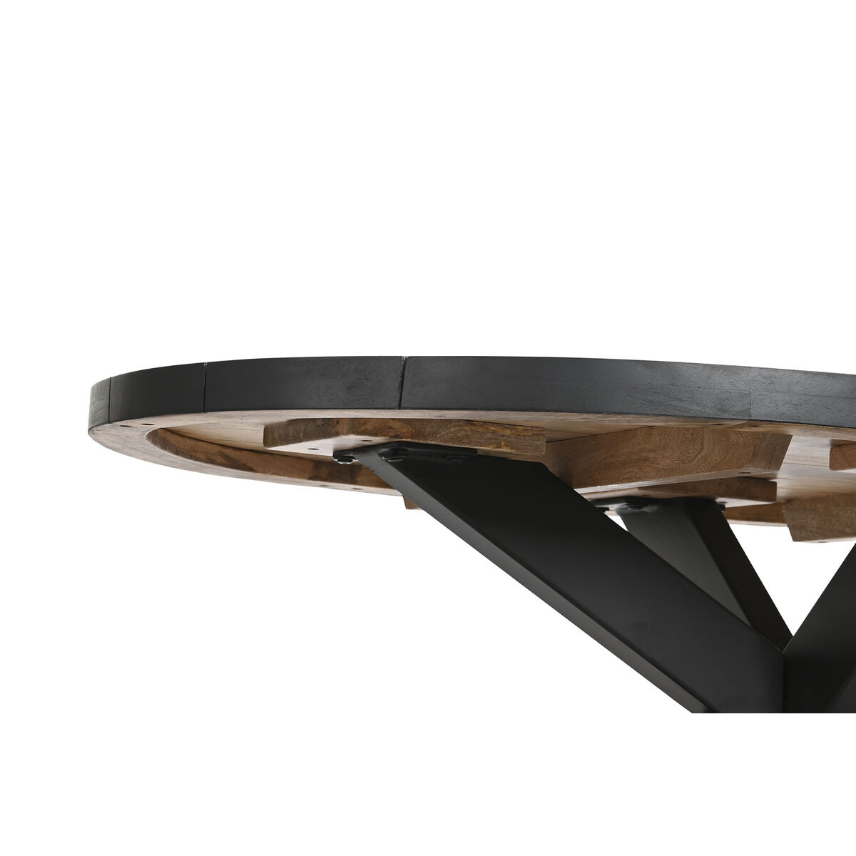 Кофейный столик DKD Home Decor Натуральный Металл Древесина манго 130 x 70 x 45 cm-4