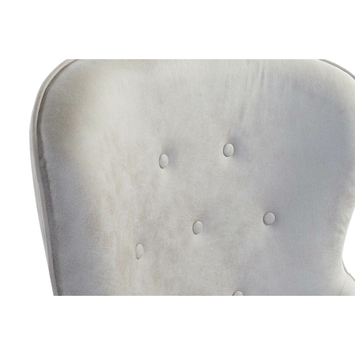 Кресло DKD Home Decor 73 x 74 x 113 cm Серебристый Бежевый Сталь-3