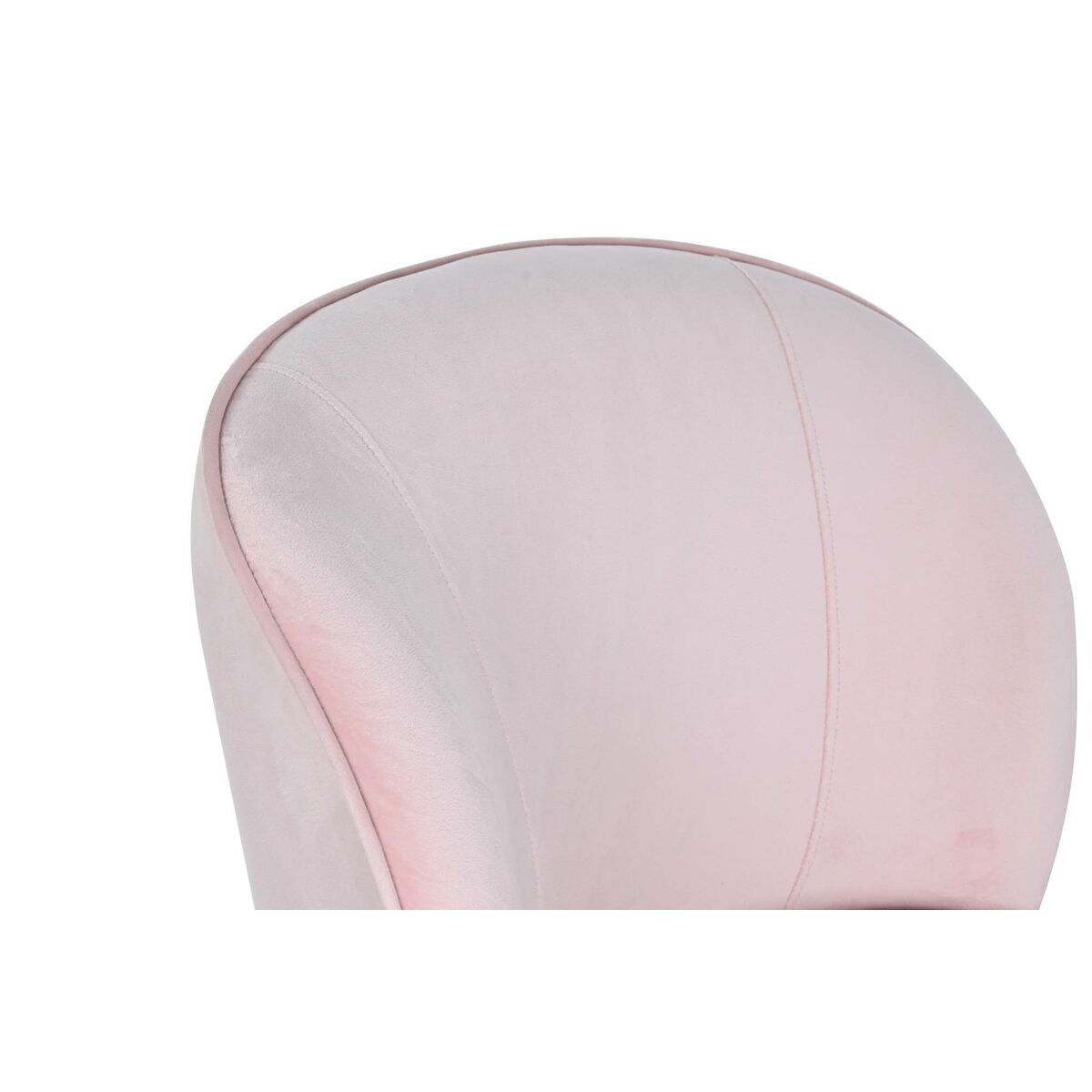 Сиденье DKD Home Decor Чёрный Светло Pозовый Деревянный 60 x 70 x 78 cm-2