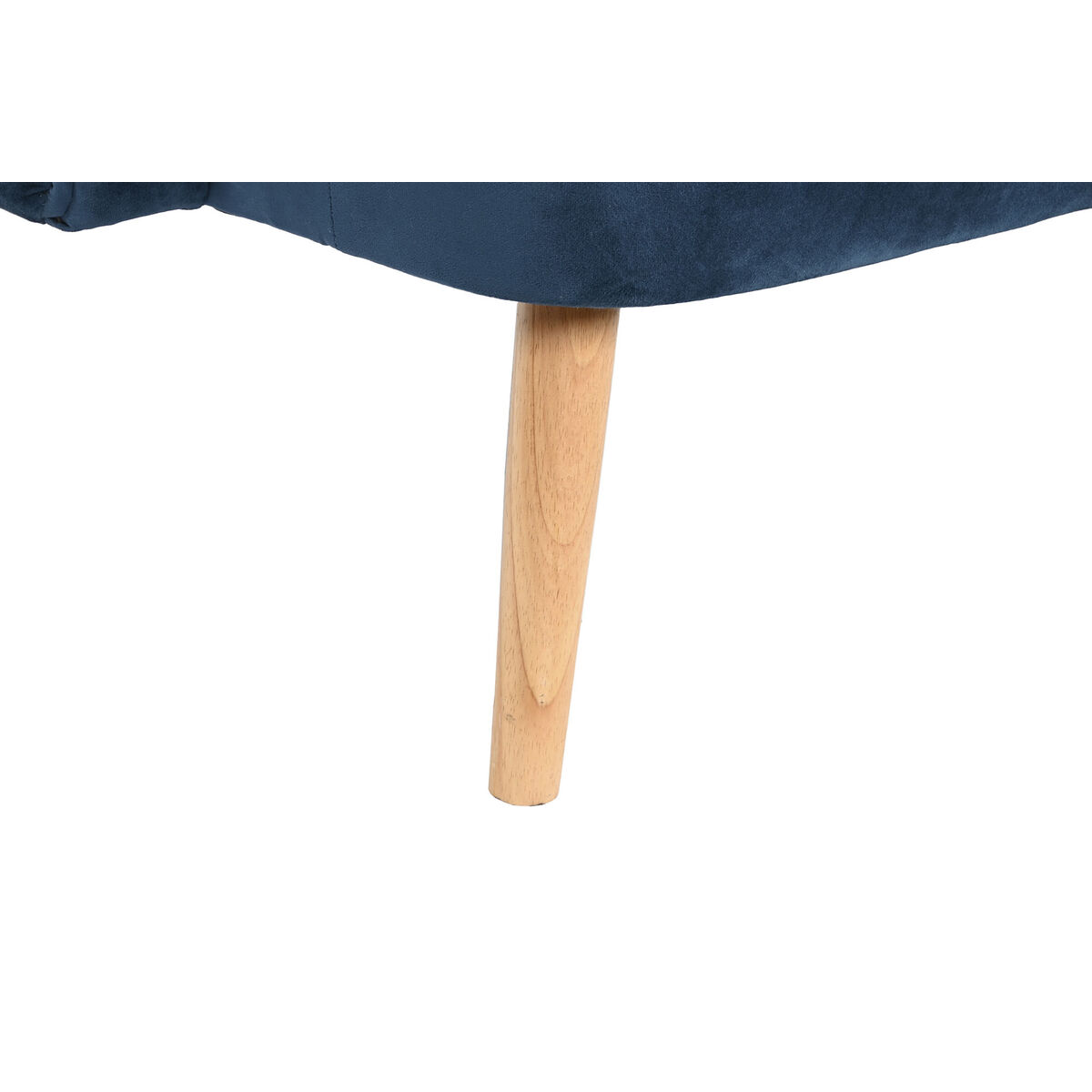 Сиденье DKD Home Decor Синий Натуральный полиэстер Велюр Деревянный Металл 78 x 78 x 78 cm-3