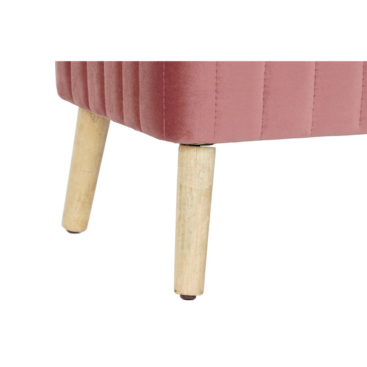 Банкетка DKD Home Decor Серый Бордовый Позолоченный Ель 100 x 44 x 47 cm (2 штук)-2