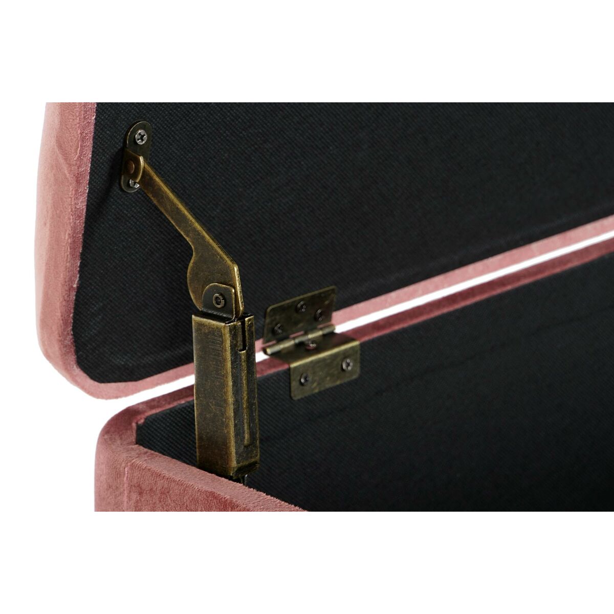 Банкетка DKD Home Decor Серый Бордовый Позолоченный Ель 100 x 44 x 47 cm (2 штук)-5