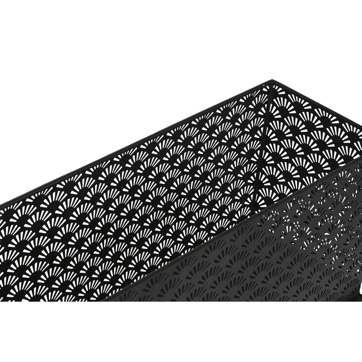 Набор кашпо DKD Home Decor 60 x 22 x 70 cm Чёрный Металл-2