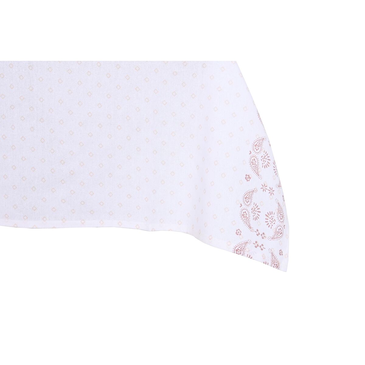 Скатерть и салфетки DKD Home Decor 150 x 250 x 0,5 cm Розовый Белый (2 штук)-3