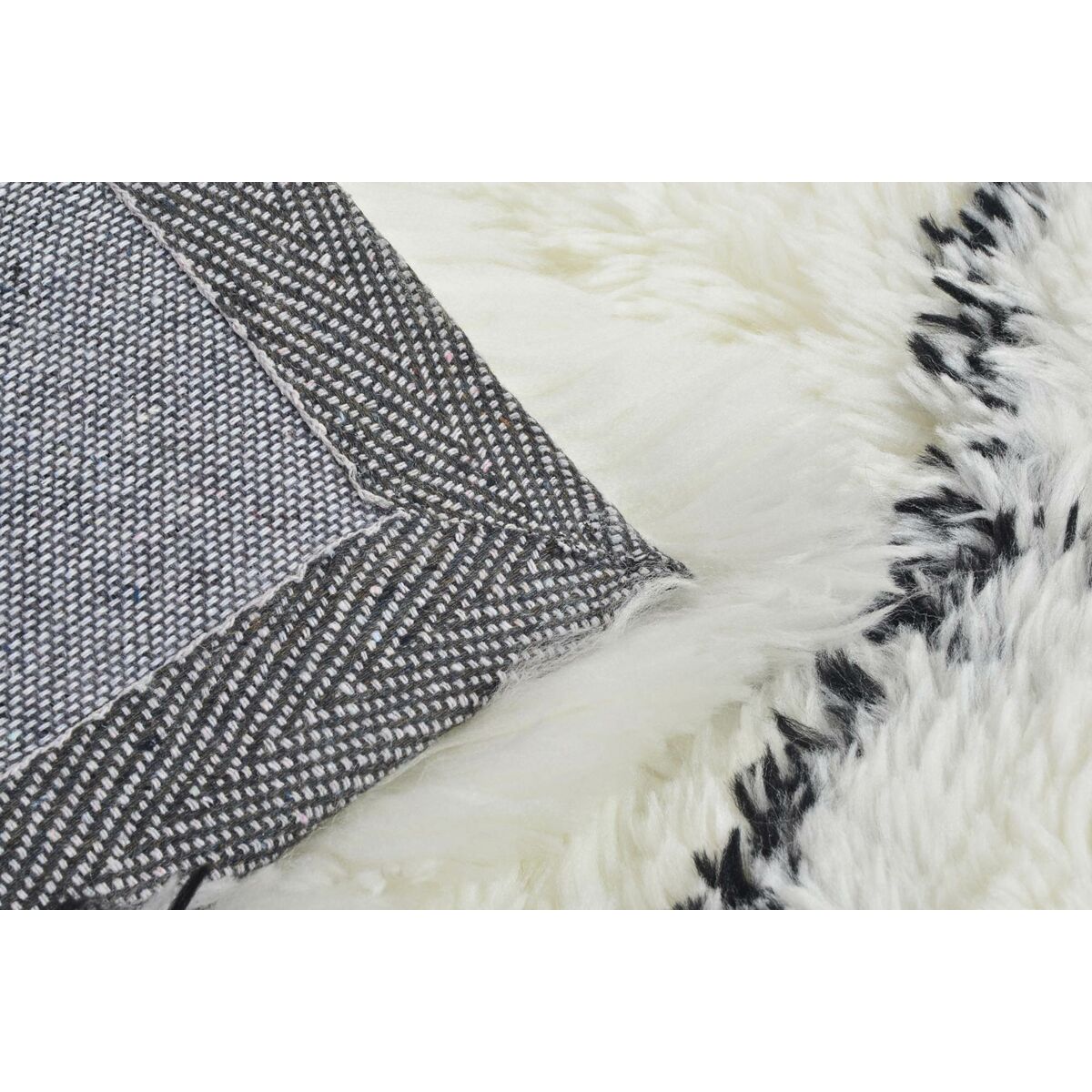 Ковер DKD Home Decor 160 x 230 x 5 cm полиэстер Белый ромбы-3