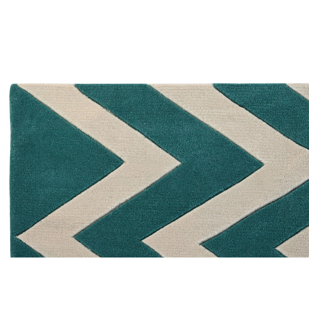 Ковер DKD Home Decor полиэстер Зигзаг Двухцветный 120 x 180 x 2 cm-2