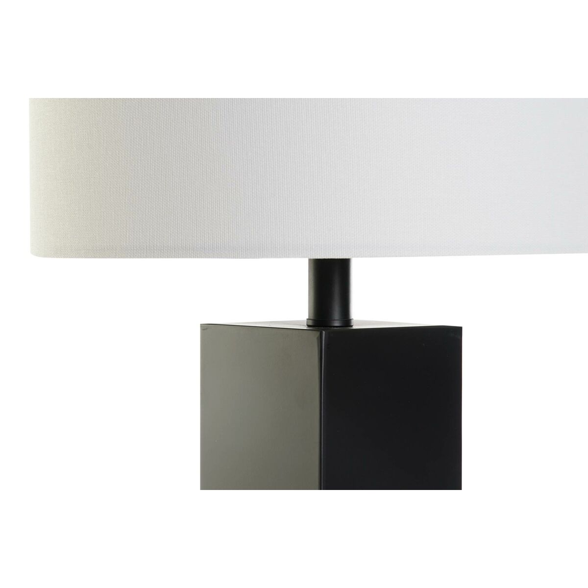 Table lamp DKD Home Decor White Black Gold Plated Metal 50 W 220 V 36 x 36 x 60 cm-2
