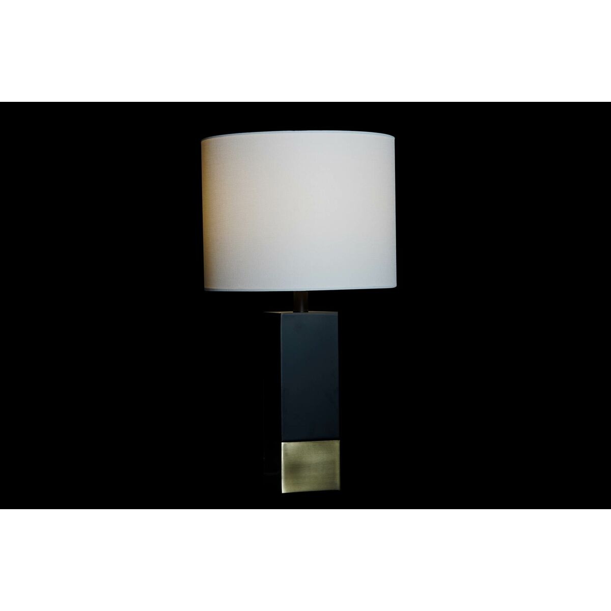 Table lamp DKD Home Decor White Black Gold Plated Metal 50 W 220 V 36 x 36 x 60 cm-3