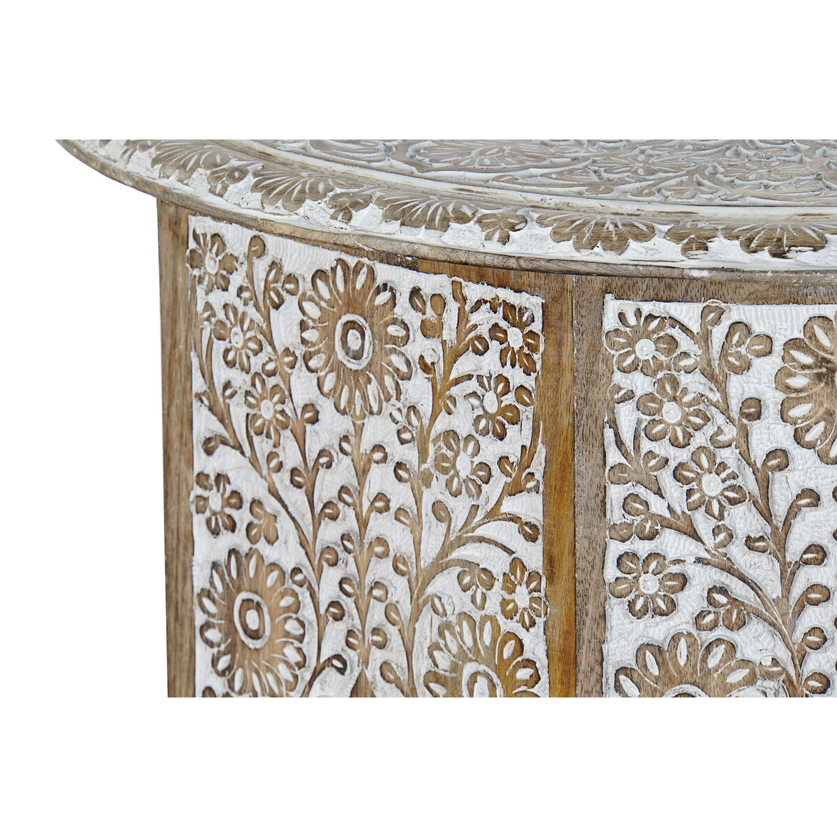 Екі үстел жиынтығы DKD Home Decor табиғи 75 x 75 x 45 см 70 x 70 x 46 см-4
