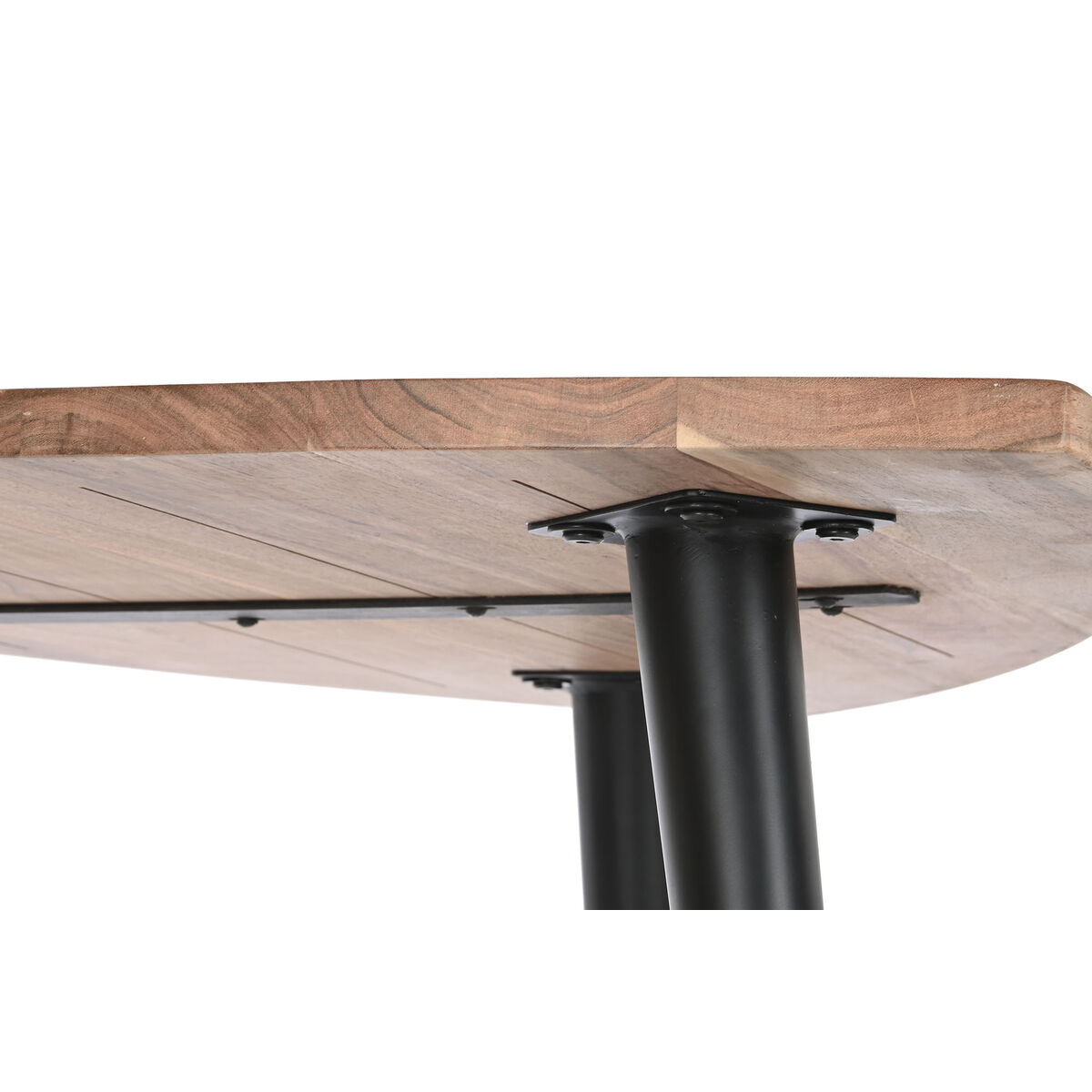 Кофейный столик DKD Home Decor Металл древесина акации 90 x 90 x 76 cm-3