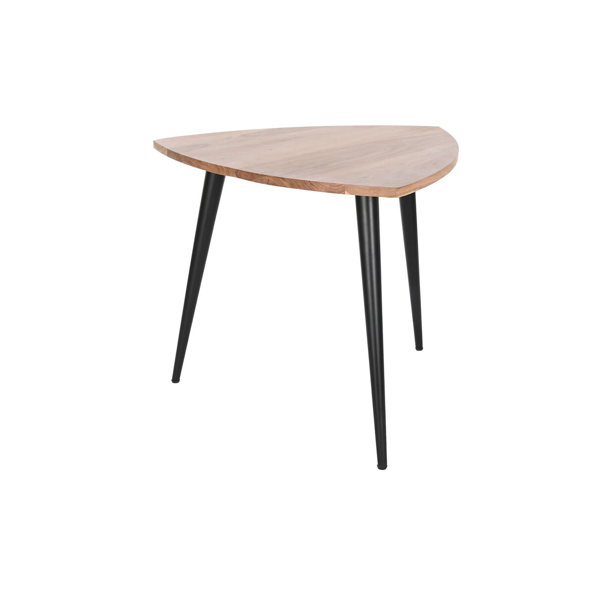 Кофейный столик DKD Home Decor Металл древесина акации 90 x 90 x 76 cm-4