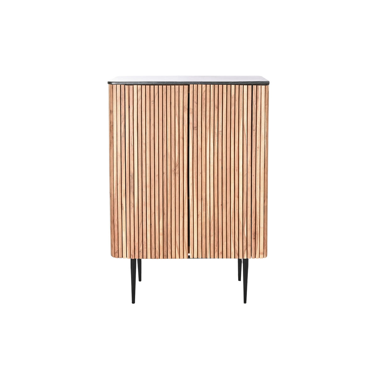 Appareil DKD Home Decor Marron Noir Marbre Naturel Bois d'acacia 85 x 45 x 130 cm-7