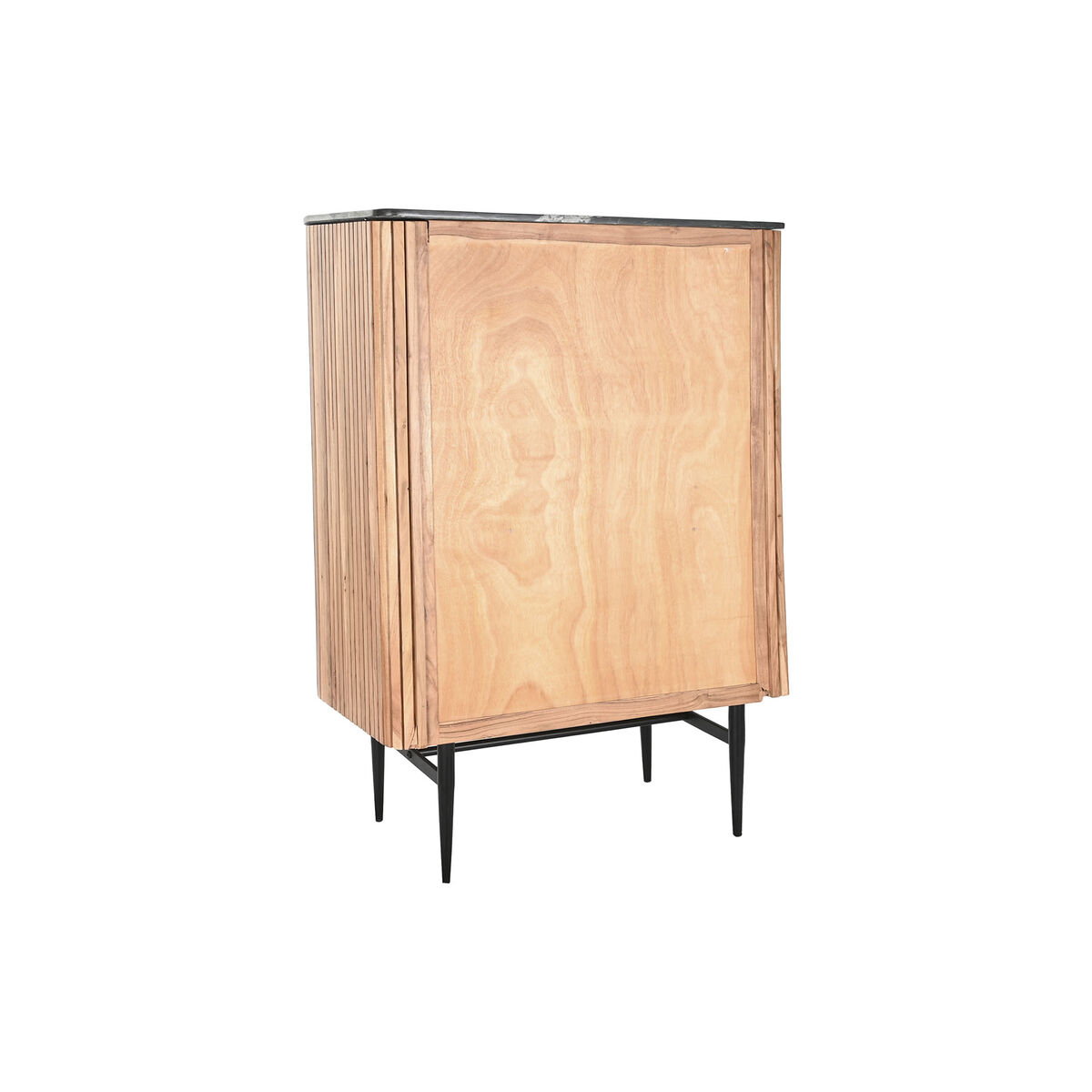 Appareil DKD Home Decor Marron Noir Marbre Naturel Bois d'acacia 85 x 45 x 130 cm-8