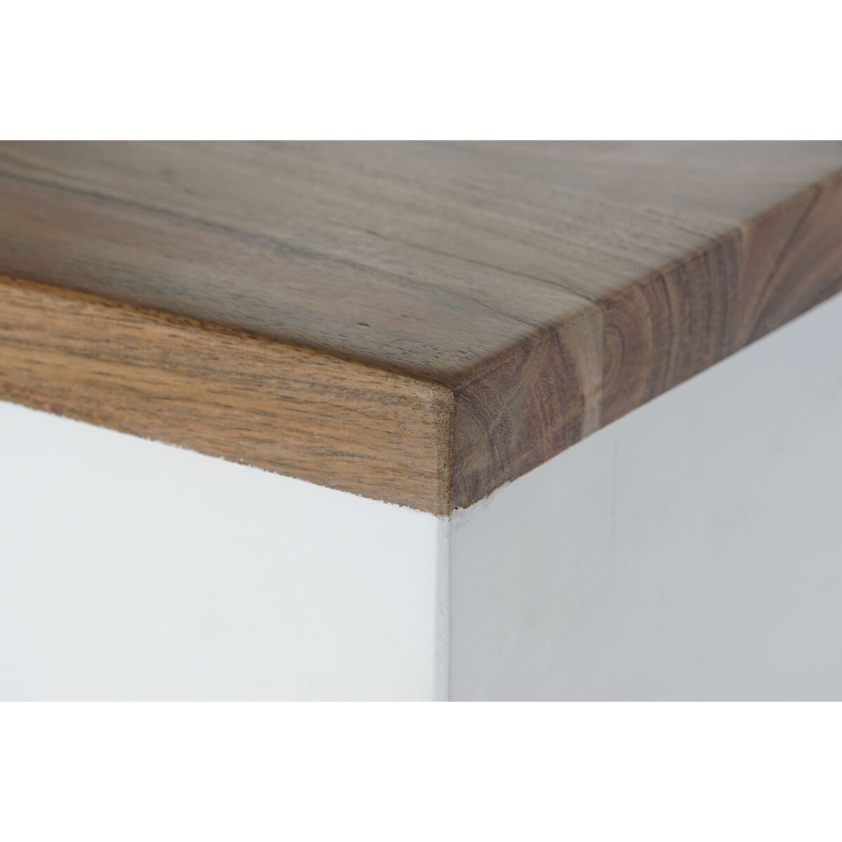 Комод DKD Home Decor Білий Коричневий деревина акації Деревина манго місто 110 x 45 x 100 cm-2