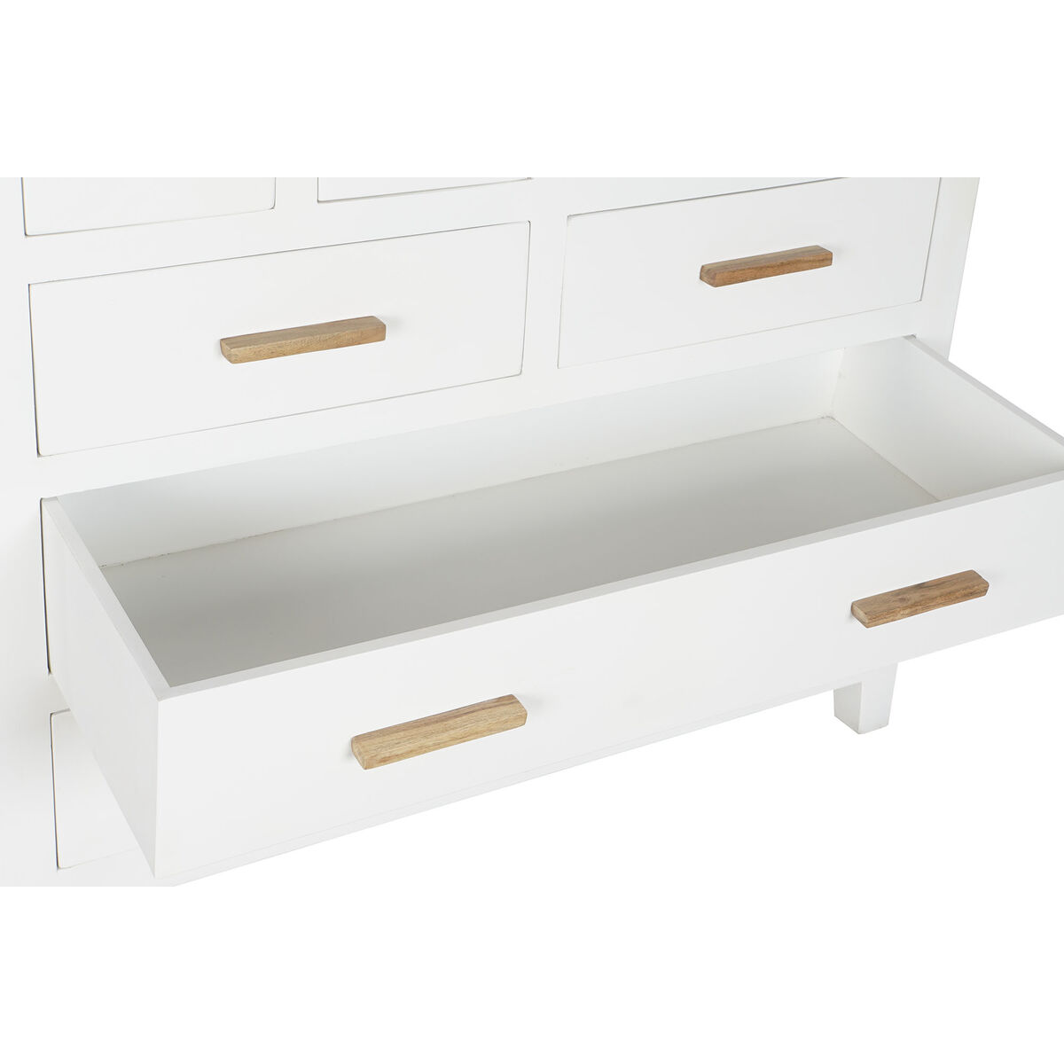 Комод DKD Home Decor Білий Коричневий деревина акації Деревина манго місто 110 x 45 x 100 cm-3