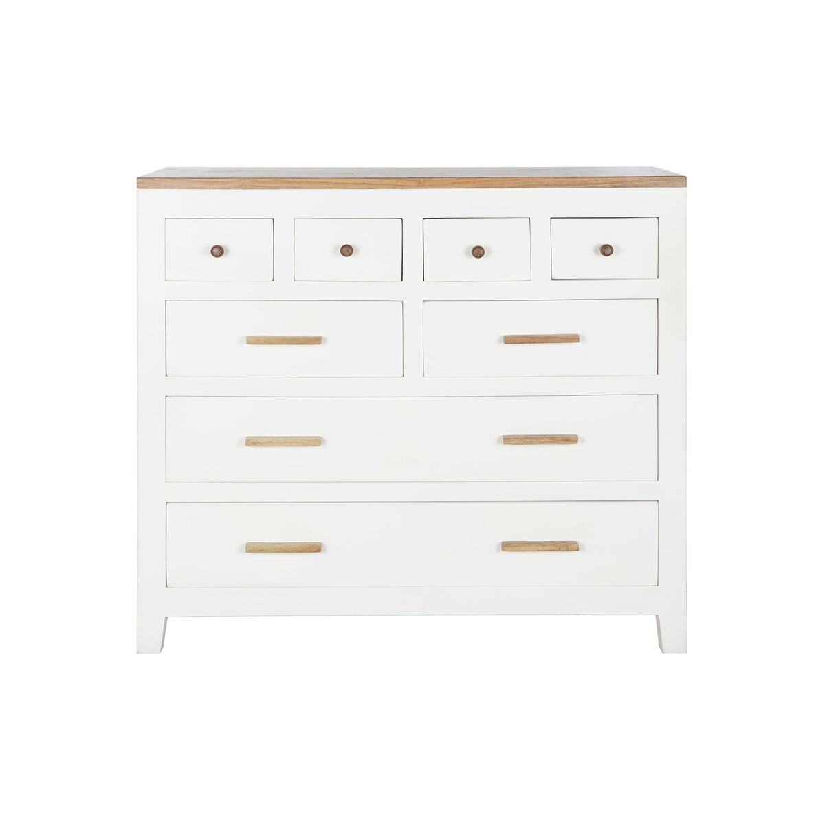 Комод DKD Home Decor Білий Коричневий деревина акації Деревина манго місто 110 x 45 x 100 cm-6