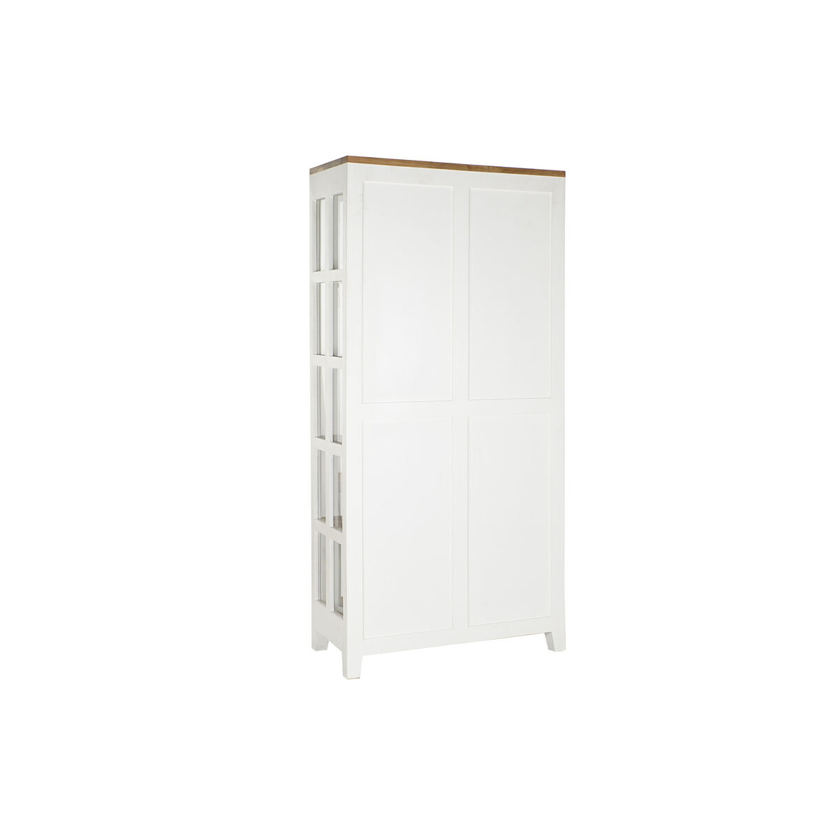 Дисплей-стенд DKD Home Decor Скляний деревина акації Деревина манго 90 x 40 x 190 cm-8