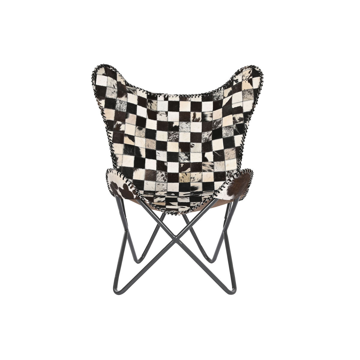 Кресло DKD Home Decor Кремовый Темно-коричневый Железо 70 x 70 x 90 cm-3