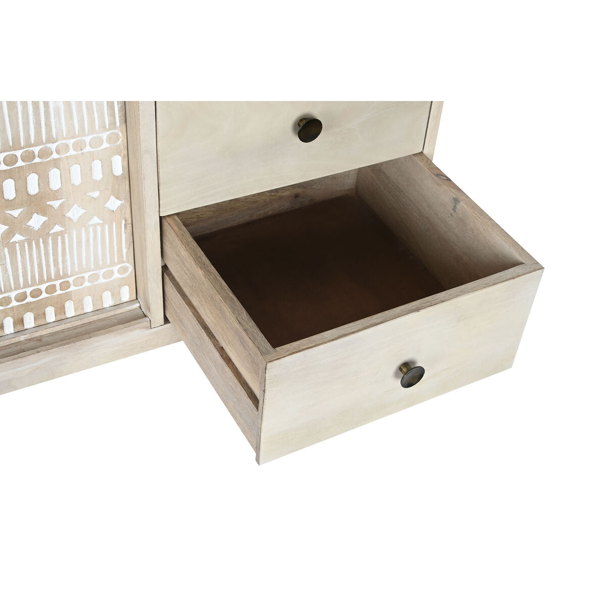 Устройство DKD Home Decor Белый Натуральный Древесина манго 145 x 42 x 75 cm-8