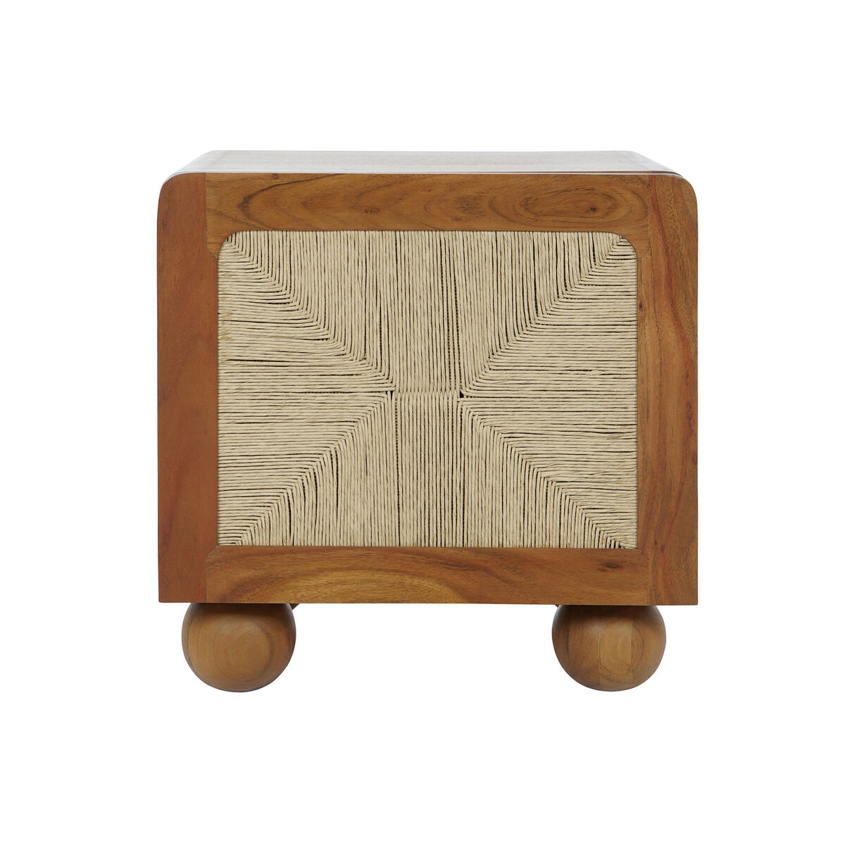 Nachttisch DKD Home Decor Braunes Akazienholz 50 x 40 x 53 cm-5