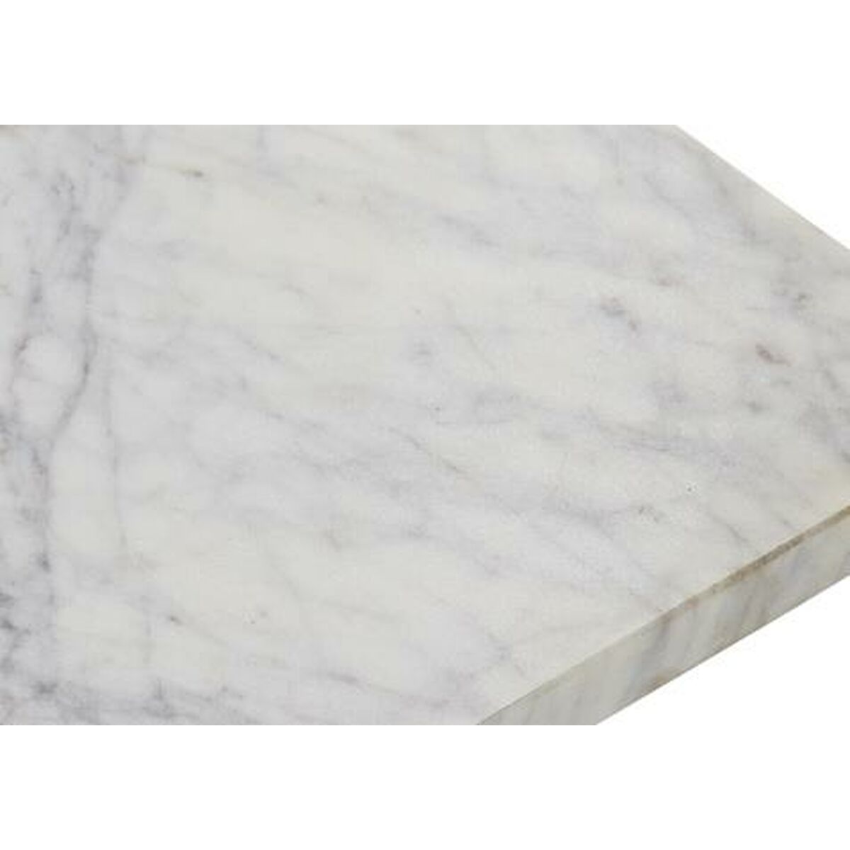 Mesa auxiliar DKD Home Decor 40 x 46 x 65 cm Ouro Branco Mármore Ferro-2